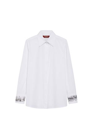 CAMICIA QUEVA IN POPELINE DI COTONE BIANCA  2426116062600001 MAX MARA STUDIO | Camicia | 2426116062600001